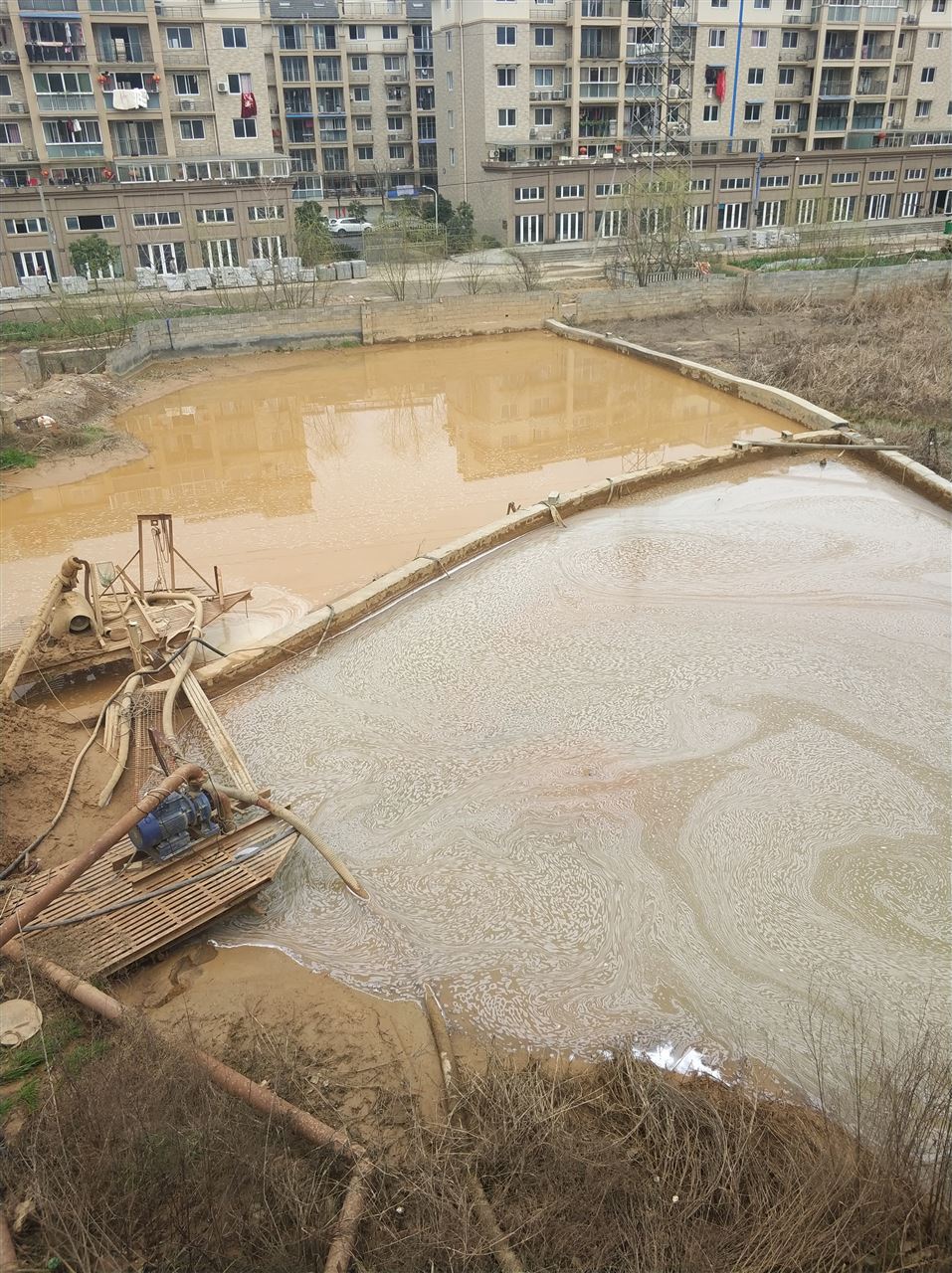 王场镇沉淀池淤泥清理-厂区废水池淤泥清淤