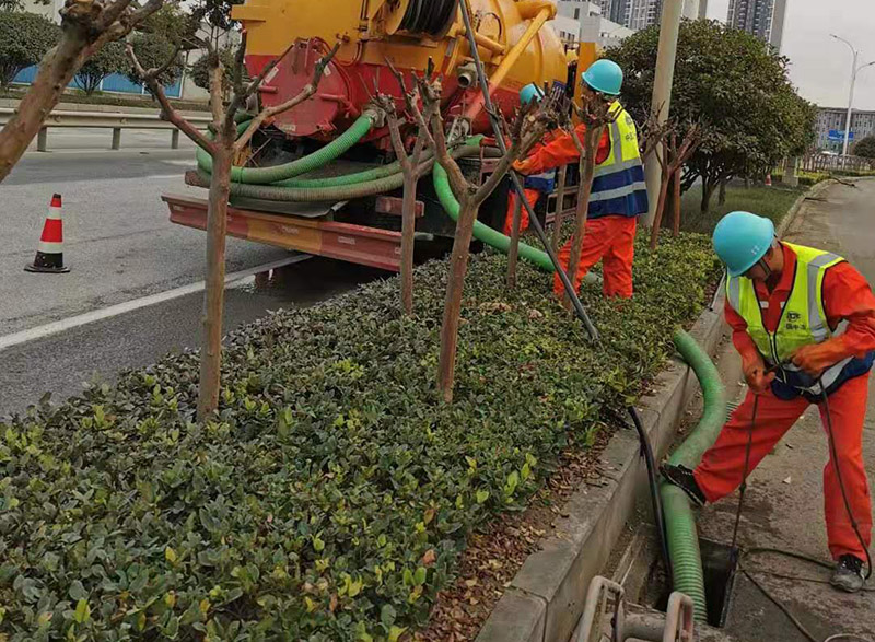 王场镇市政管道清淤